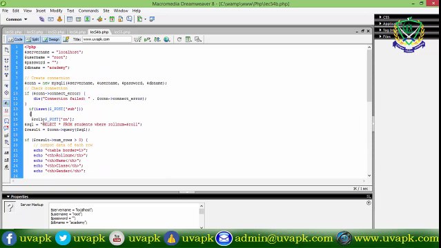 Lecture 53 how to select data from database using html form in PHP basic in hindi urdu
