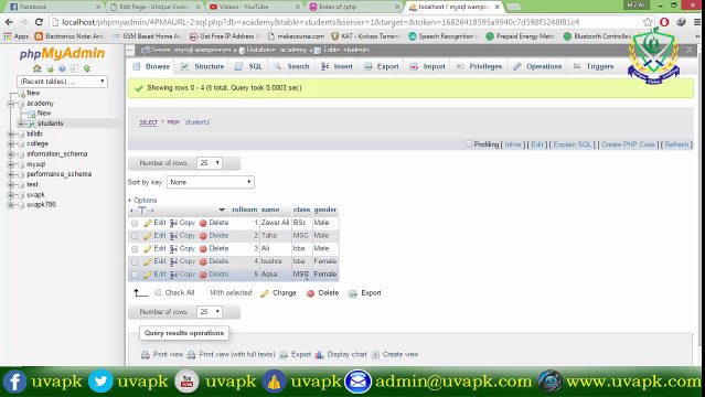 Lecture 54 how to update data in database in PHP basic in hindi urdu