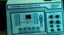 TENS 4 Channel Auto Mode Plastic body Deluxe model Vedio By Supertech Surgicals