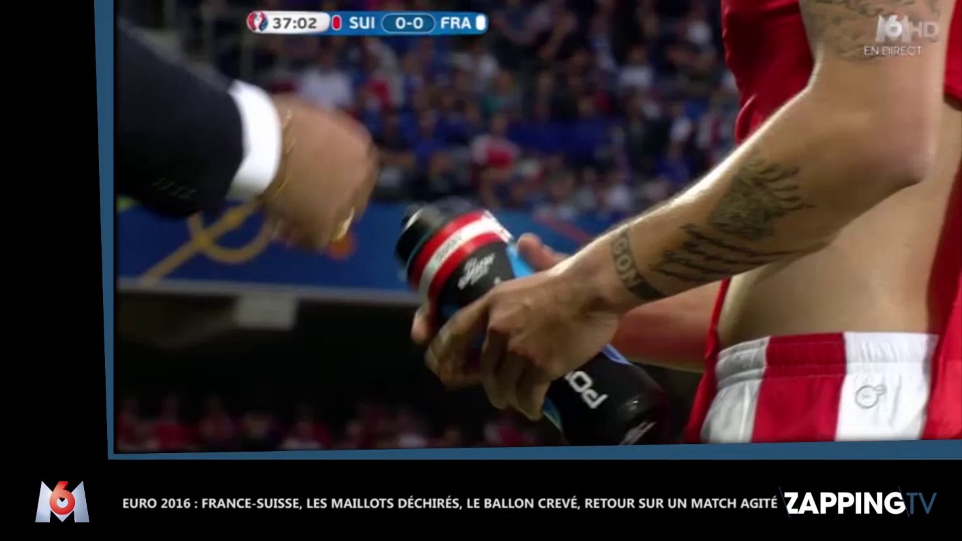 Euro 2016 France Suisse Les Maillots Dechires Le Ballon Creve Retour Sur Un Match Agite Video Video Dailymotion