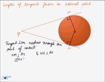 Lengths of Tangents from an External Point are Equal