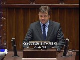Poseł Krzysztof Sitarski - Wystąpienie z dnia 09 czerwca 2016 roku.