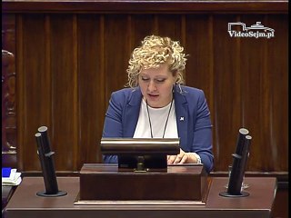Poseł Marta Golbik - Wystąpienie z dnia 09 czerwca 2016 roku.