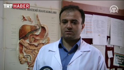 Midesinden 'çatal' çıkarıldı