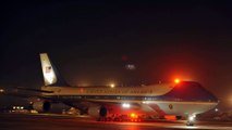 Obama refused to step out of Air Force One until the NBA final was over!