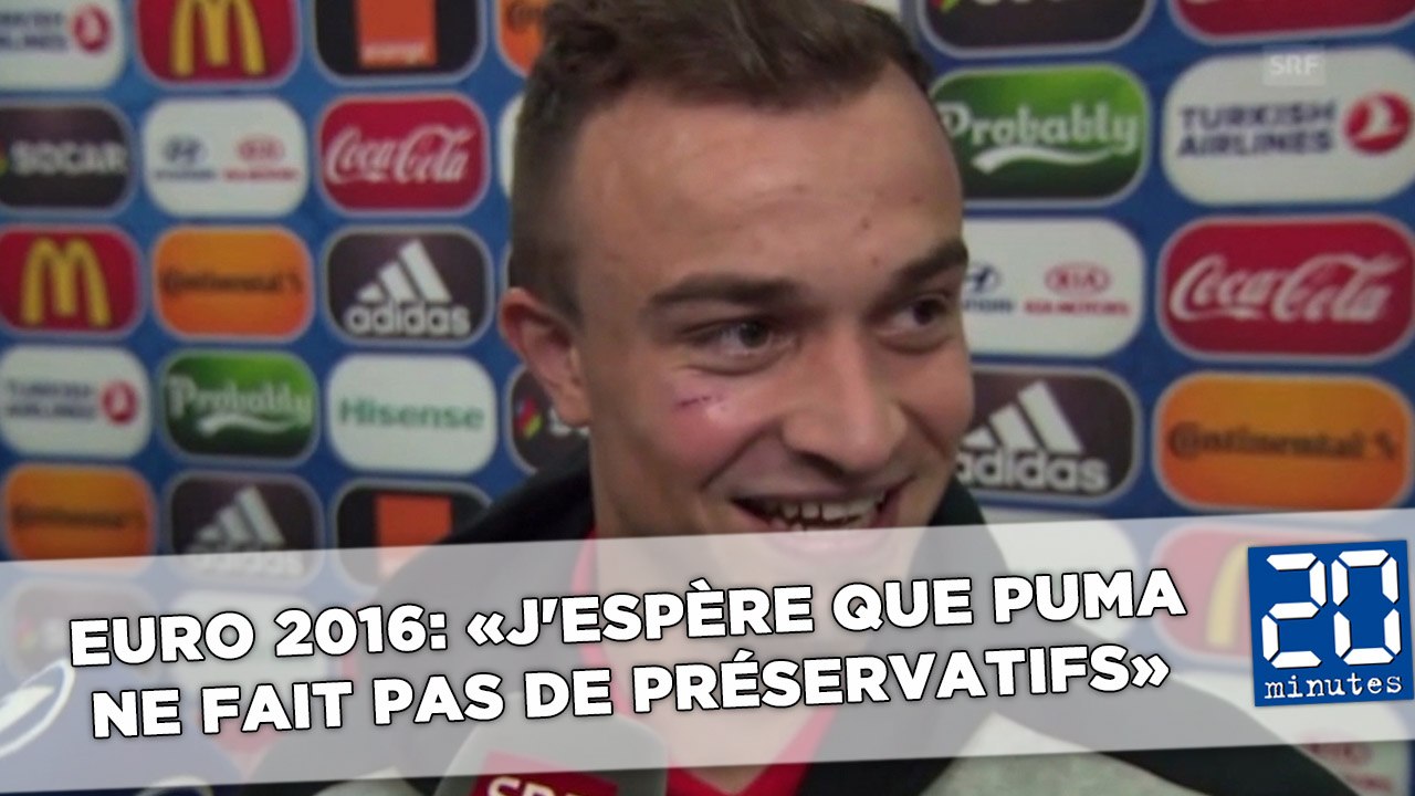 Euro 2016: «J'espère que Puma ne fait pas de préservatifs»