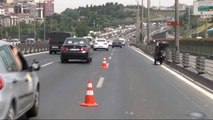 Haliç Köprüsünde Şüpheli Motosiklet Alarmı