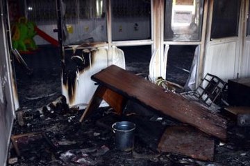 Van'da PKK'lı Teröristler Anaokuluna Saldırdı