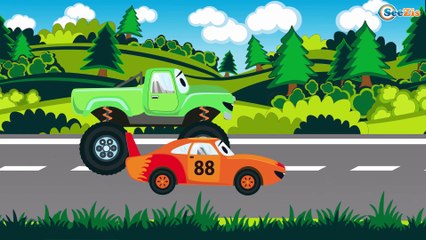 ✔ Cars Cartoon for kids. Racing Car with Monster Truck. Tow Truck & Car Service. Season 1. Series 2