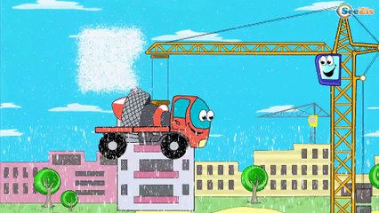 ✔ Vincin maceraları / İnşaat makineleri / Arabalar hakkında koleksyon / çizgi filmleri - 10 dakika ✔