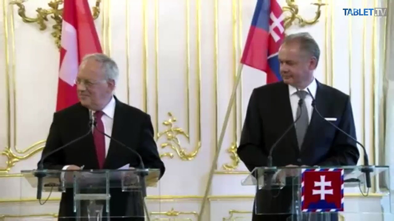 ZÁZNAM: Tlačová konferencia slovenského a švajčiarskeho prezidenta