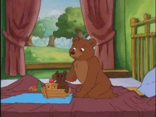 Little Bear - 40 - ALMOHADA COLINA / HEN DIVA / PADRE DEL OSO DE AYUDANTE DE POCO
