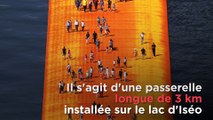 Christo invite les Italiens à marcher sur l'eau