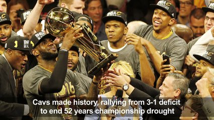 NBA: Cavaliers edge Warriors to complete greatest comeback