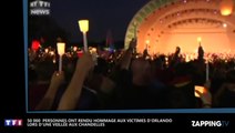 Attentat d’Orlando : Une veillée aux chandelles en hommage aux victimes rassemble 50 000 personnes (Vidéo)