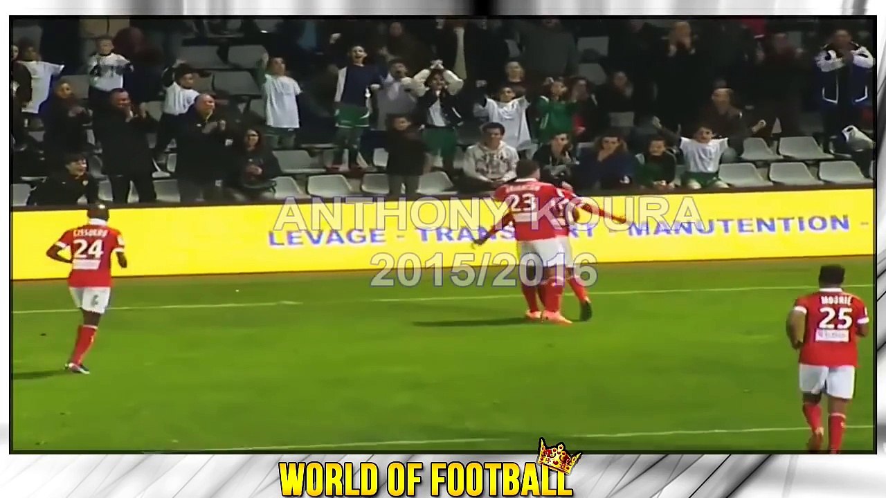 ANTHONY KOURA _ Olympique Nimes _ Goals & Skills _ 2015_2016 (HD)