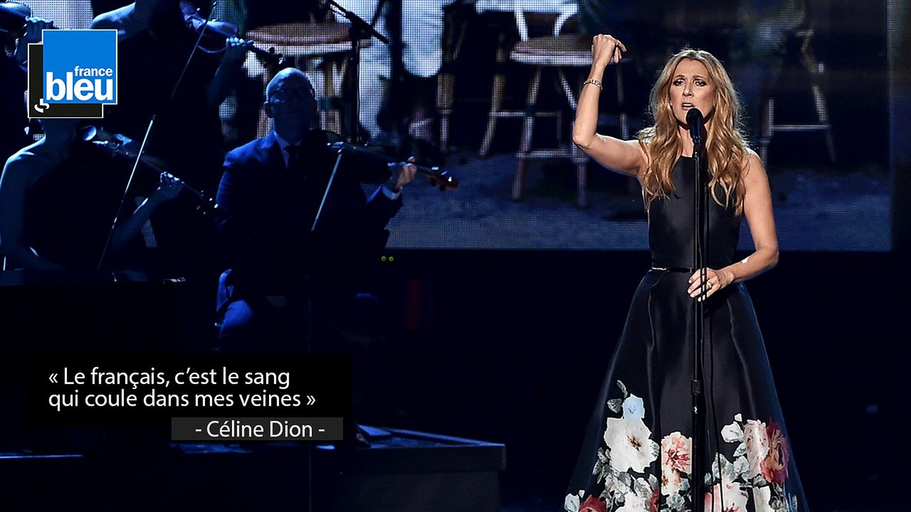 Céline Dion : "Le français, c'est le sang qui coule dans mes veines"