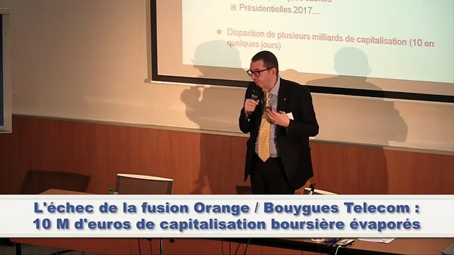 Sébastien Crozier - L'échec de la fusion Orange Bouygues Telecom