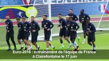 Euro-2016: entraînement des Bleus avant le décisif Suisse-France