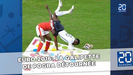 Euro 2016: La galipette de Pogba détournée sur Twitter
