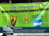 ONG argentinas juegan fútbol en rechazo a tarifazos del gobierno