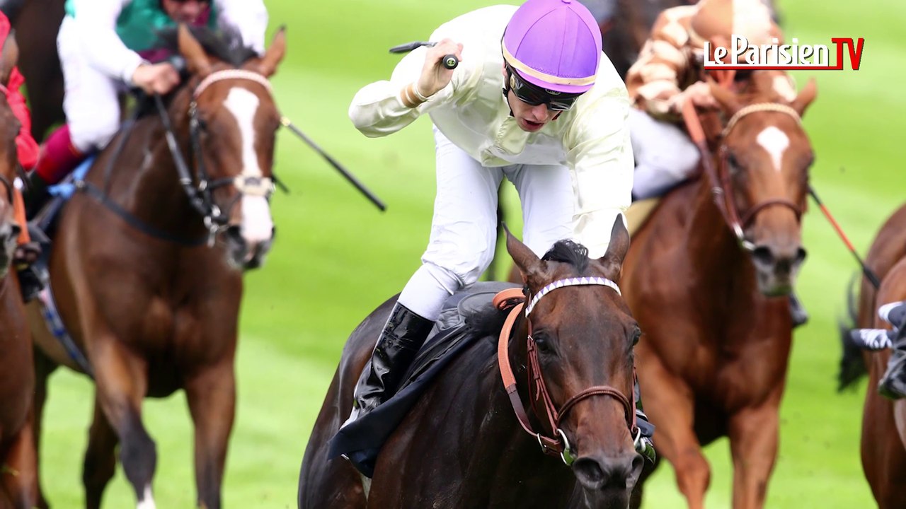 Prix de Diane : Cristian Demuro après sa victoire avec  La Cressonnière