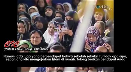 Bolehkah Anak Sekolah di Sekolah Non Islam- Dr Zakir Naik