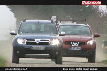 Dacia Duster contre Nissan Qashqai