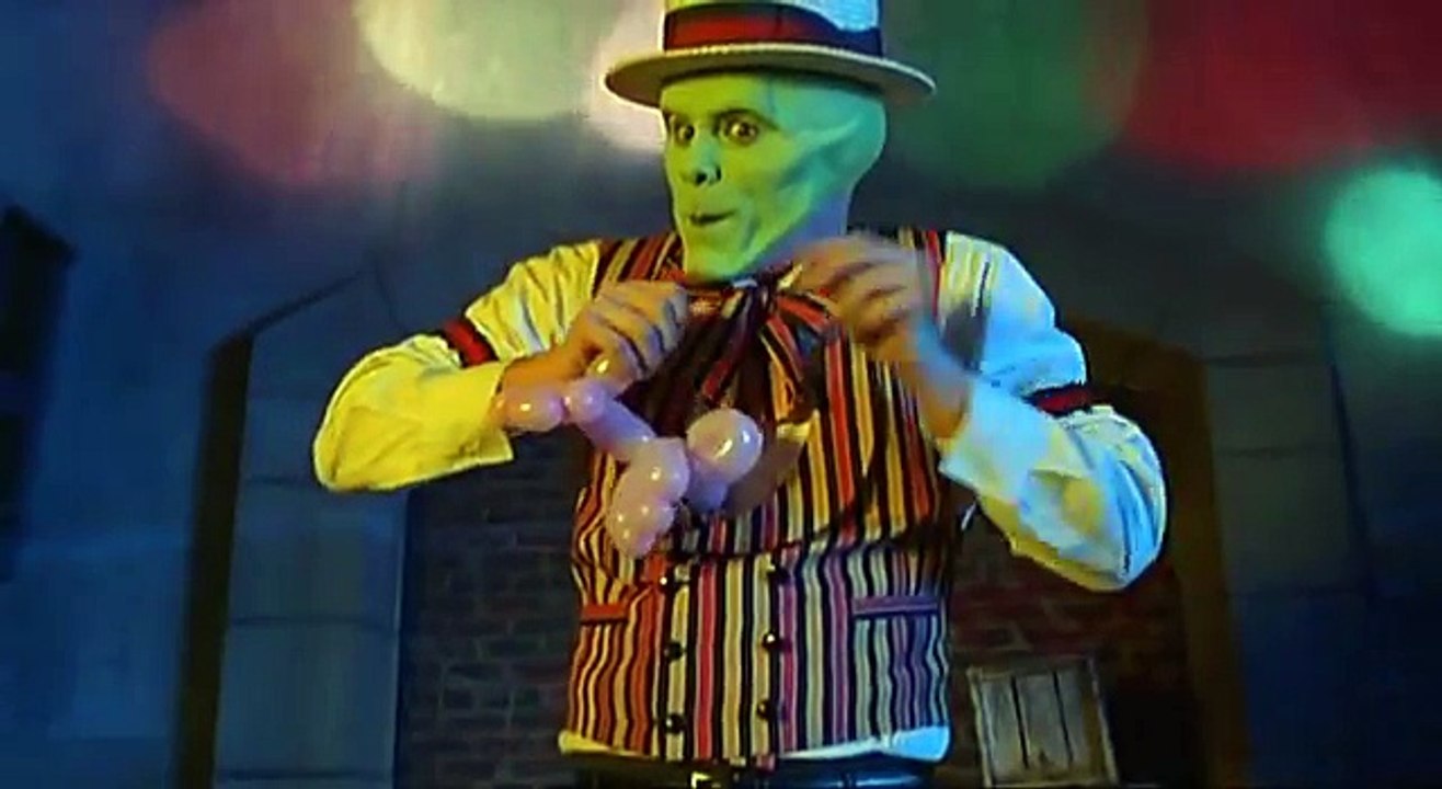 The Mask : scène des ballons gonflables