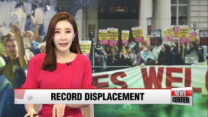 UNHCR reports over 65.3 million people displaced