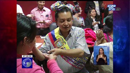 Personas con discapacidad asistieron a un taller electoral en Quito