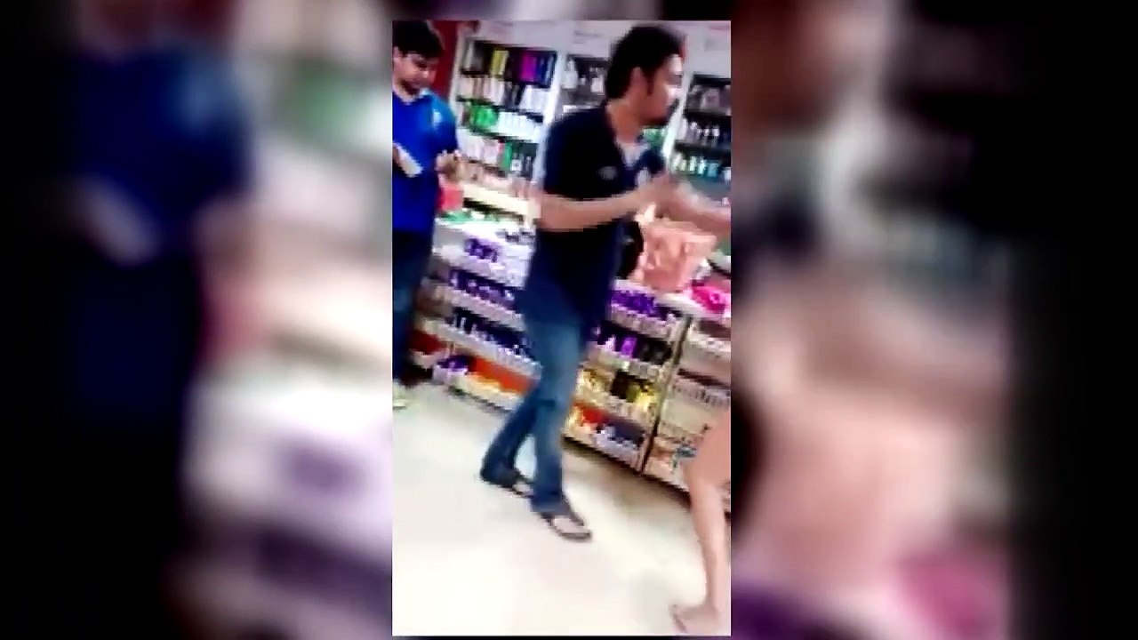 SHOCKING VIDEO Big Boss 5 contestant Pooja Mishra ABUSES and ASSAULTS a Shop Staff