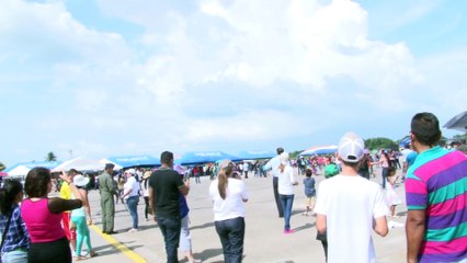 VIDEO: Sampedranos disfrutaron de show aéreo