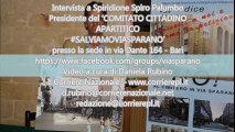 1_  Intervista a Spiridione Spiro Palumbo presso la sede in via Dante 164 - Bari -                   Leggi l'articolo su:  http://www.corrierepl.it/2016/06/21/intervista-al-presidente-del-comitato-cittadino-salviamoviasparano-le-ragioni-del-fronte-del-no/