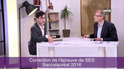 Corrigés du Bac 2016 : L'épreuve de SES
