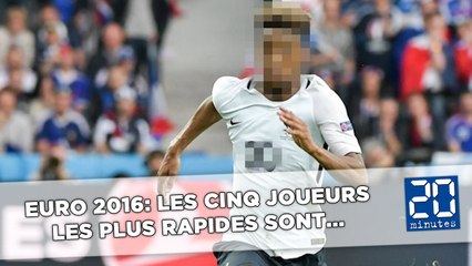 Euro 2016: Les cinq joueurs les plus rapides sont...