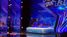 Mr. Splat- A Daredevil Takes a Dive on Stage - Americas Got Talent 2016 Auditions