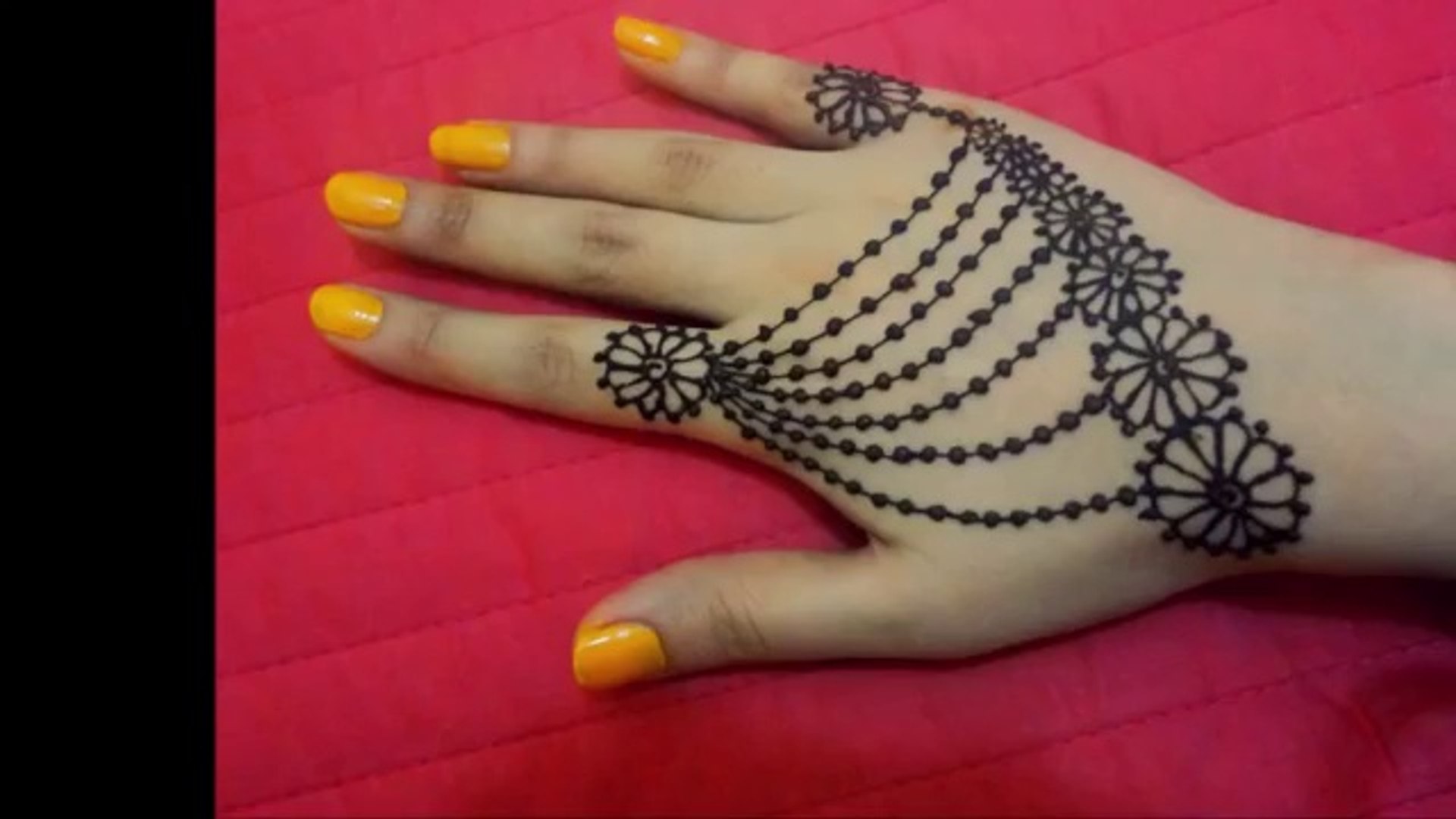 Easy Diy Best And Beautiful Hand Jewellery Henna Mehndi Design