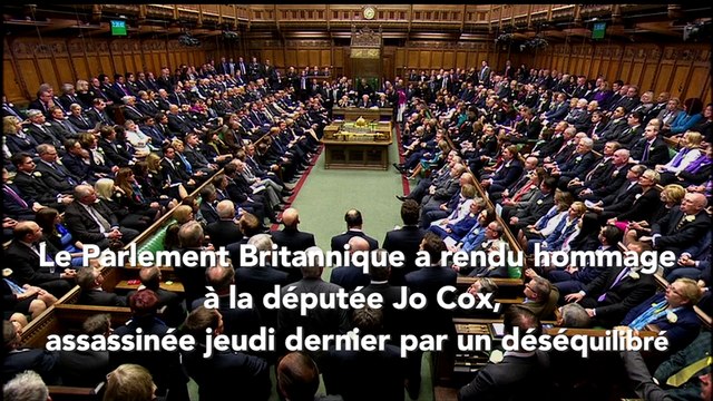 L'hommage du parlement britannique à Jo Cox