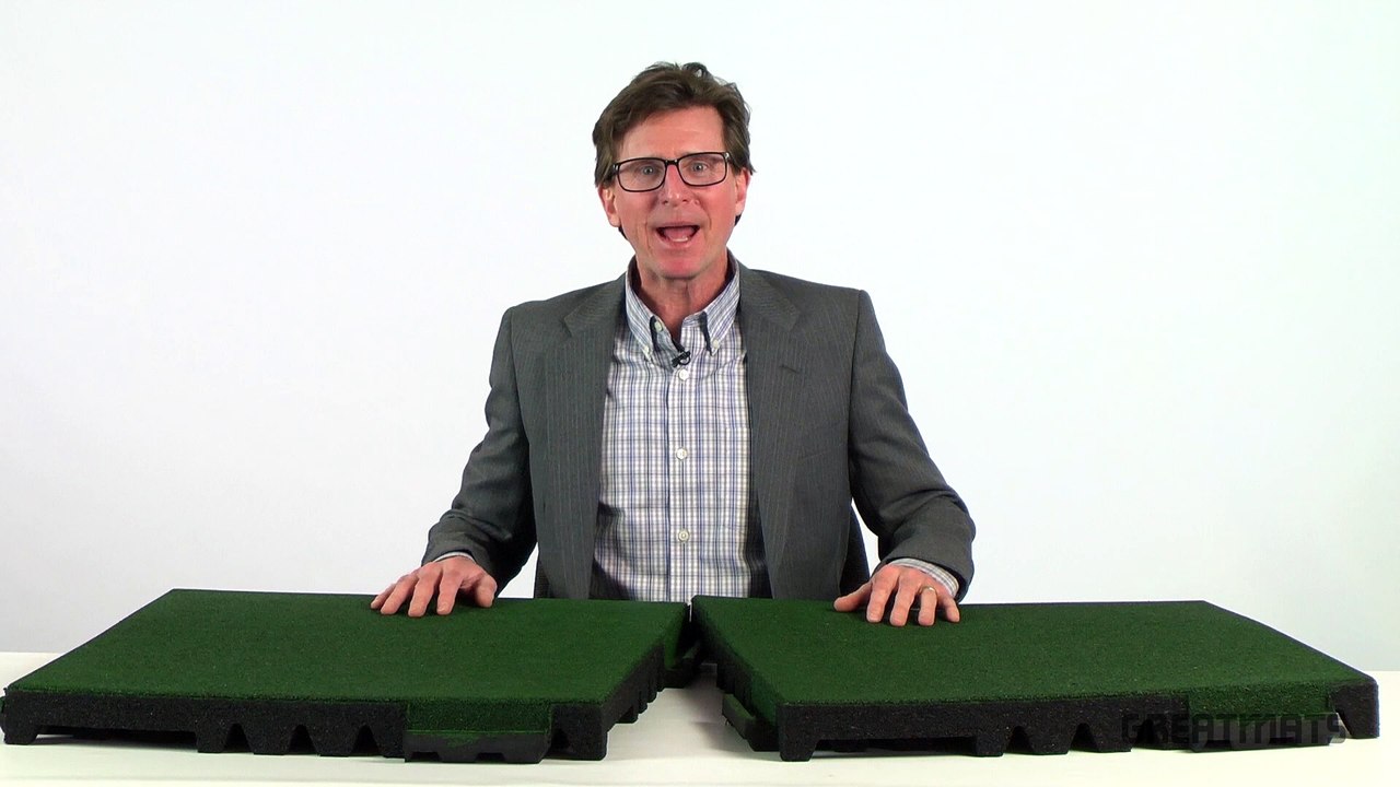 2.5 Inch Thick Interlocking Rubber Playground Tiles