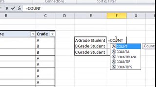 How To Use Count If Formula in Excel - Excel Training