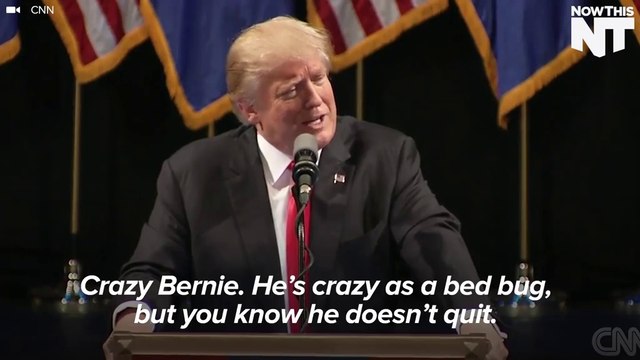 It’s called the FBI Convention” - Donald Trump on why Sanders hasn’t conceded the nomination