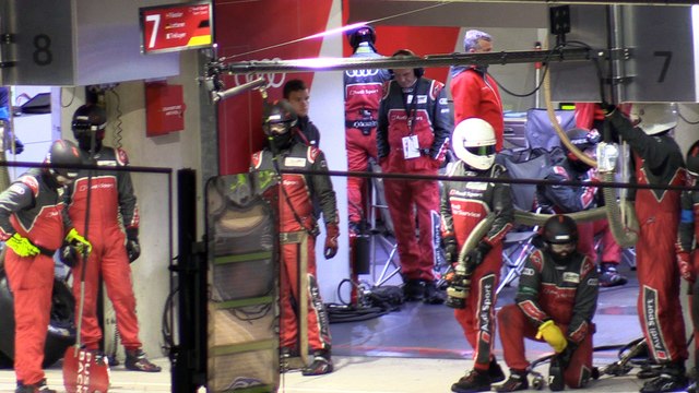 24 heures du mans 2016 audi r18#7 ravitaillement aux stands