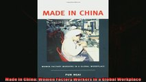 Download now  Made in China Women Factory Workers in a Global Workplace