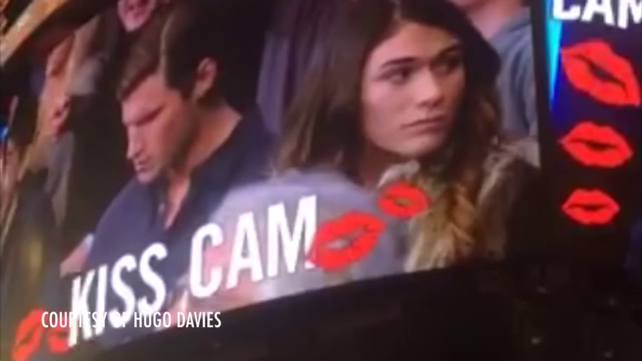 Woman Kisses Man Next to Her on Kiss Cam After Date Snubs Her