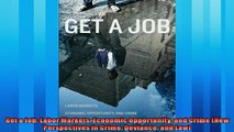 Enjoyed read  Get a Job Labor Markets Economic Opportunity and Crime New Perspectives in Crime