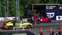 BMW M4 700 hp vs Ferrari F12 Berlinetta 740hp на Unlim 500  2016