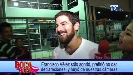 Cual Correcaminos, novio de Michela Pincay huye de la prensa