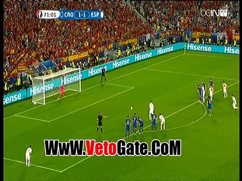 راموس يهدر ركلة جزاء امام كرواتيا