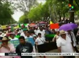 México: profesores marchan para rechazar la brutal represión policial